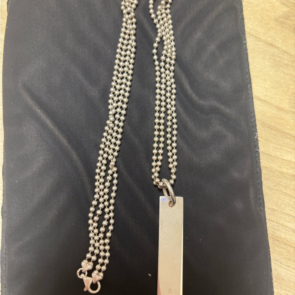 Gucci Silver Necklace Collection Modern Minimalist Design (Vintage) - Picture 2 of 6